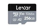 Карта памяти Lexar 256GB microSDXC class 10 UHS-I 1066x Silver (LMS1066256G-BNANG)