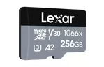 Карта памяти Lexar 256GB microSDXC class 10 UHS-I 1066x Silver (LMS1066256G-BNANG)