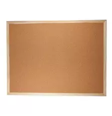 Офисная доска BUROMAX JOBMAX corky, 60x90см, fabrikoid frame (BM.0014)
