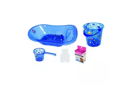 Ванночка Sevi Bebe Набор для купания с рисунком Голубой (8692241137014) - Фото