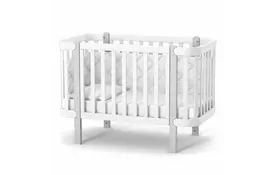 Кроватка Верес Monaco бело-серое (05.3.1.21.17) - Фото