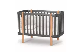 Кроватка Верес Monaco темно-серое (05.3.1.21.16) - Фото