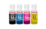 Чернила WWM HP GT52/53, 4х100г (B/C/M/Y) для Ink Tank 115/315/319 (GT53SET)