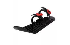 Санки Plastkon OneFoot Miniski Монолыжа черная с красным (49650) - Фото