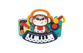 Игровой набор Hola Toys Пианино-обезьянка с микрофоном (3137) - Фото