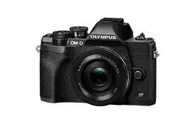Цифровий фотоапарат OLYMPUS E-M10 mark IV Pancake Zoom 14-42 Kit black/black (V207132BE000) - Фото