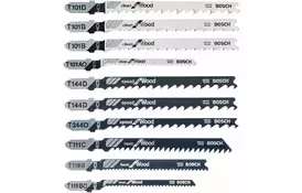 Полотно BOSCH набор для элетролобзиков Wood and Metal, 10 шт. (2.607.011.170) - Фото