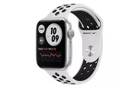 Смарт-часы Apple Watch Nike SE GPS, 40mm Silver Aluminium Case with Pure Plat (MYYD2UL/A) - Фото