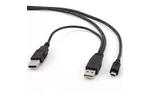 Дата кабель USB 2.0 AMx2 to Mini 5P 1.8m Cablexpert (CCP-USB22-AM5P-6)