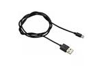 Дата кабель USB 2.0 AM to Lightning 1.0m MFI Black CANYON (CNS-MFICAB01B)