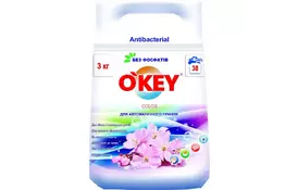 Пральний порошок O'KEY Квітковий букет, 6 кг (4820049381818) - Фото