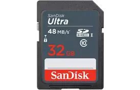 Карта памяти SANDISK 32GB SDHC class 10 UHS-I Ultra Lite (SDSDUNR-032G-GN3IN) - Фото