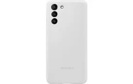 Чехол для моб. телефона Samsung Silicone Cover Samsung Galaxy S21 Light Gray (EF-PG991TJEGRU) - Фото