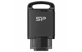 USB флеш накопичувач Silicon Power 128GB Mobile C10 Black USB 3.1/Type-C (SP128GBUC3C10V1K) - Фото