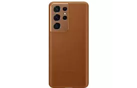 Чохол для моб. телефону Samsung Leather Cover Samsung Galaxy S21 Ultra Brown (EF-VG998LAEGRU) - Фото