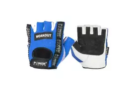 Перчатки для фитнеса Power System Workout PS-2200 Blue M (PS-2200_M_Blue) - Фото
