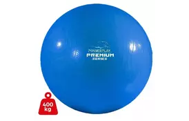 М'яч для фітнесу PowerPlay 4000 Premium 65см Blue + насос (PP_4000_65cm_Blue) - Фото