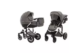 Коляска Biene універсальна 2 в 1 Biene Solo 2 Melange Grey (BSOSTRMG2/BSOCCMG2) - Фото