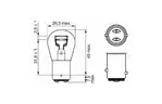 Автолампа BOSCH 21/5W (1 987 302 202)