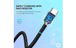 Дата кабель USB 2.0 AM to Type-C 2.0m US288 Aluminum Braid Black UGREEN (60128)