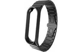 Ремешок для фитнес браслета XoKo Metal Premium для Mi Band 3/4 Black (XK-XM-SB-BK) - Фото