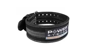 Атлетический пояс Power System Power Lifting PS-3800 Black/Grey Line L (PS-3800_L_Black_Grey) - Фото