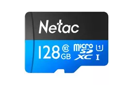 Карта памяти Netac 128GB microSDXC class 10 UHS-I P500 Standard (NT02P500STN-128G-R) - Фото