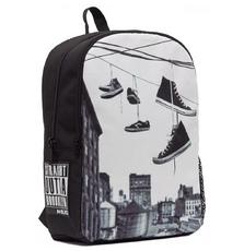 Рюкзак школьный Mojo Бруклин Обувь на проводе Черно-белый (KAB9985236)