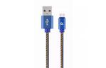 Дата кабель USB 2.0 AM to Type-C 1.0m corner Cablexpert (CC-USB2J-AMCML-1M-BL)