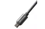 Дата кабель USB 2.0 AM to Micro 5P 1.0m Grey/Grey Grand-X (FM01GGR)