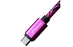 Дата кабель USB 2.0 AM to Micro 5P 1.0m Cu, 1.5A, Rose/Black Grand-X (FM05RSB)