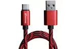Дата кабель USB 2.0 AM to Type-C 1.0m Red/Black Grand-X (FC05RB)