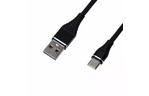 Дата кабель USB 2.0 AM to Type-C 1.2m black Grand-X (NC02BK)