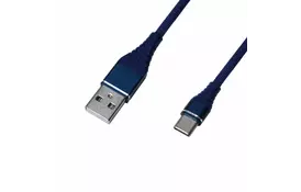 Дата кабель USB 2.0 AM to Type-C 1.2m blue Grand-X (NC02BL) - Фото