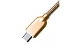 Дата кабель USB 2.0 AM to Micro 5P 1.0m 1.5A, Gold Grand-X (MM02G)