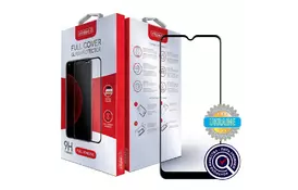 Стекло защитное Intaleo Full Glue для Samsung A02s black (1283126509513) - Фото