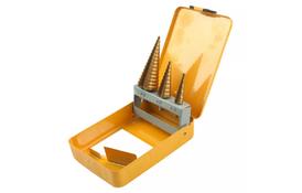 Набор сверл Tolsen сверл по металлу ступенчатых 4-12/20/32x2мм (75878) - Фото