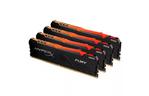 Модуль памяти для компьютера DDR4 64GB (4x16GB) 2666MHz HyperX Fury RGB Kingston Fury (ex.HyperX) (HX426C16FB4AK4/64)