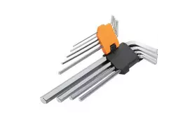 Набор инструментов Tolsen шестигранных закругленых ключей 9 шт 1.5-10 мм (20053) - Фото