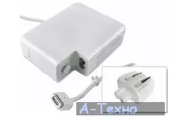 Блок живлення до ноутбуку PowerPlant APPLE 220V, 85W, 20V, 4.6AA (MagSafe 2) (AP85HMAG2) - Фото