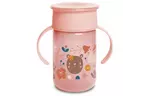 Поильник-непроливайка Suavinex Лесные истории 360 мл. +18мес. розовая (401196)