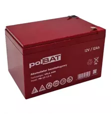Акумуляторна батарея polBAT AGM 12V-12Ah (PB-12-12-A)