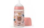Бутылочка для кормления Suavinex Лесные истории 270 мл. розовая (307060)