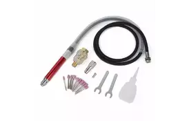 Гравер Airkraft пневмо, міні з комплектом шліфувальних каменів (AT-010K) - Фото