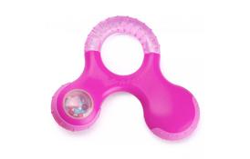 Прорезыватель Suavinex с погремушкой розовый (400269/4) - Фото