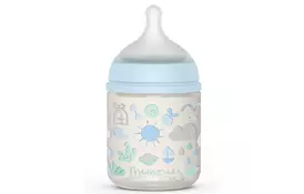 Бутылочка для кормления Suavinex Memories Истории малышей 150 мл. голубая (307048) - Фото
