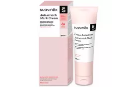 Косметика для мам Suavinex крем от растяжек во время и после беременности, 250 мл (306377) - Фото