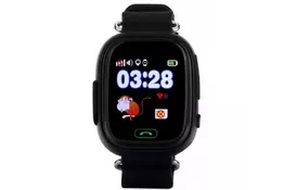 Смарт-годинник GoGPS K04 Black Дитячі GPS годинник-телефон (K04BK) - Фото
