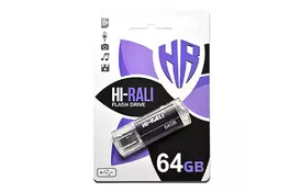 USB флеш накопичувач Hi-Rali 64GB Corsair Series Black USB 2.0 (HI-64GBCORBK) - Фото