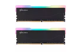 Модуль пам'яті для комп'ютера DDR4 32GB (2x16GB) 3600 MHz RGB X2 Series Black eXceleram (ERX2B432369CD) - Фото